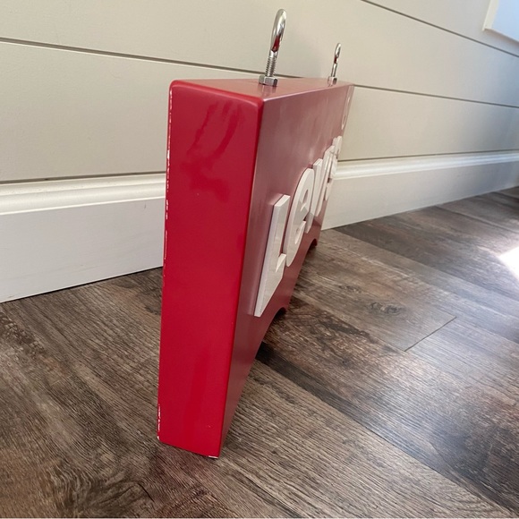 Large Red Genuine LEVIs Jeans Retail Store Display Advertising Sign Logo 24x2x10 - Picture 5 of 9